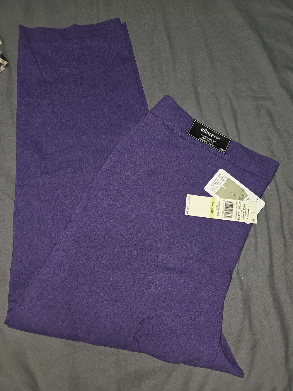 Allure Deep Purple Stretch Leggings